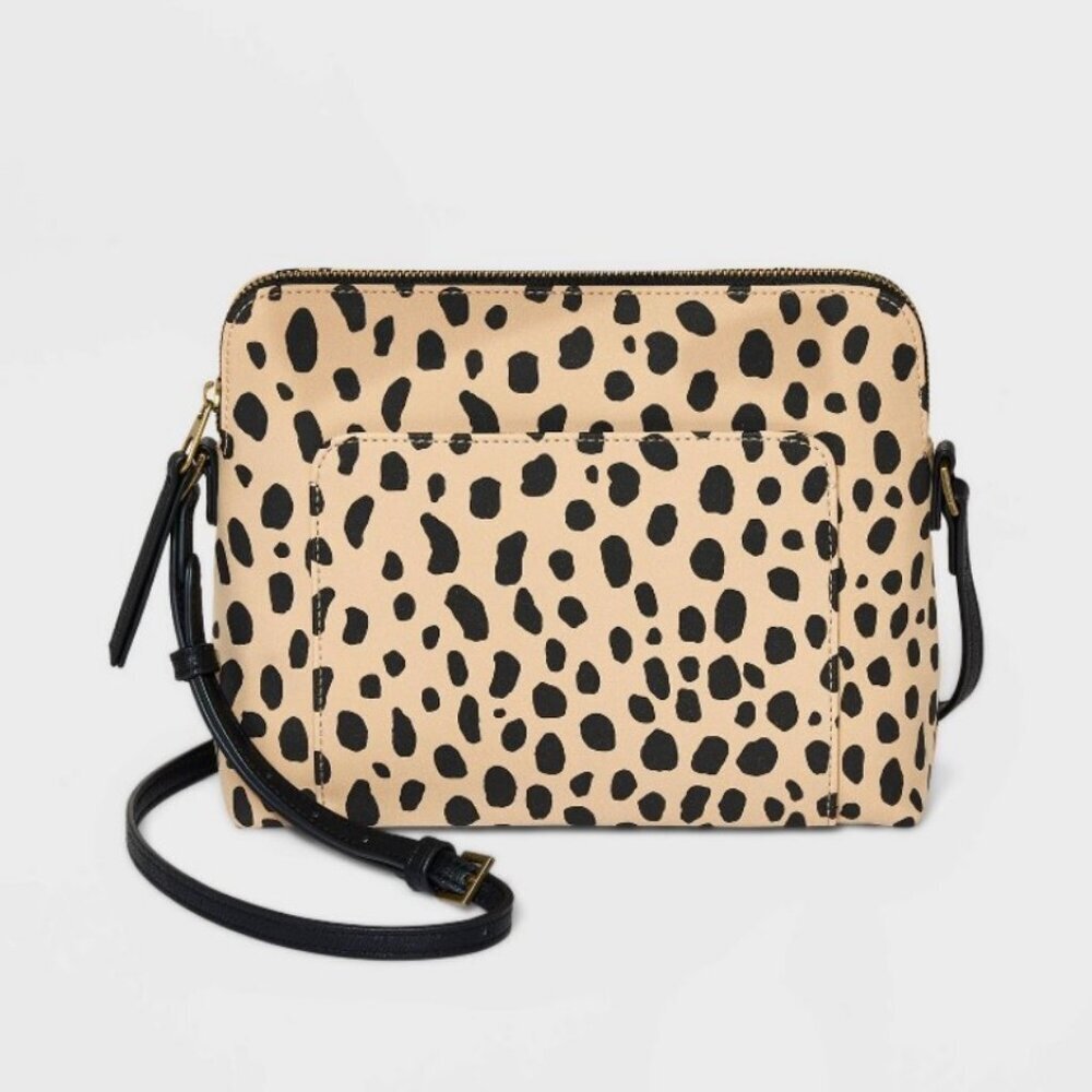 NWT Universal Thread Cayden Leopard Print Crossbody Bag